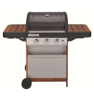 Gasgrill BBQ 3 Series Woody L – Silber und Braun","detected_source_language":"FR