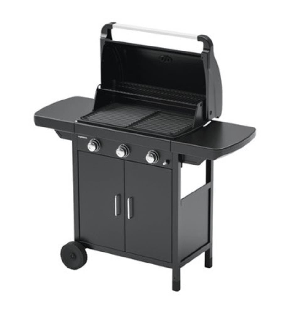 Gasgrill Compact 3 L Plus - Schwarz