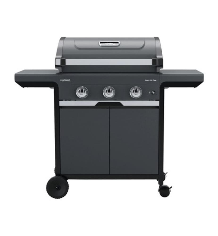 Select 3 L Plus Gasgrill - Schwarz und Silber