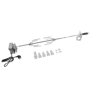 Rotisserie-Set - Silber