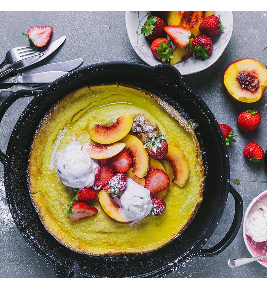 Poêle en fonte avec grille Culinary Modular