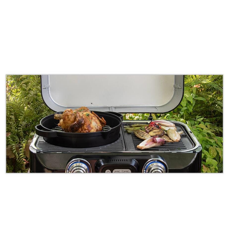 Poêle en fonte avec grille Culinary Modular
