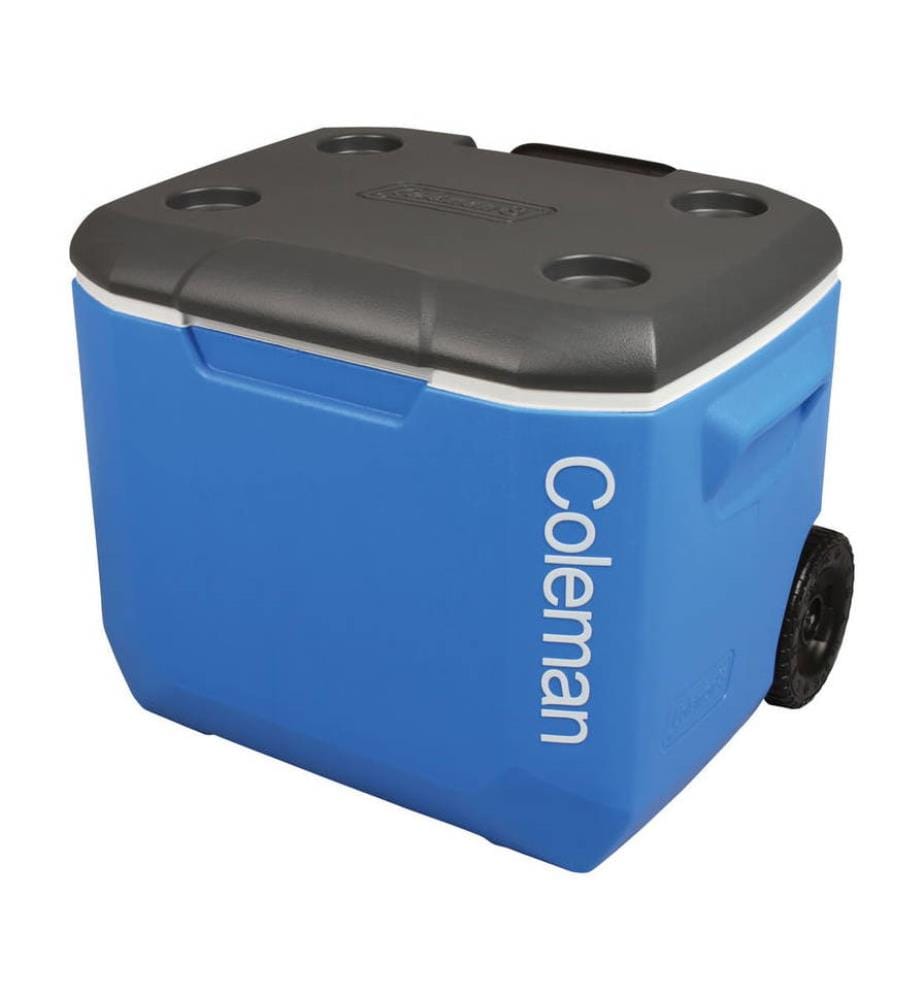 Glacière à roues 60QT Performance- Bleu