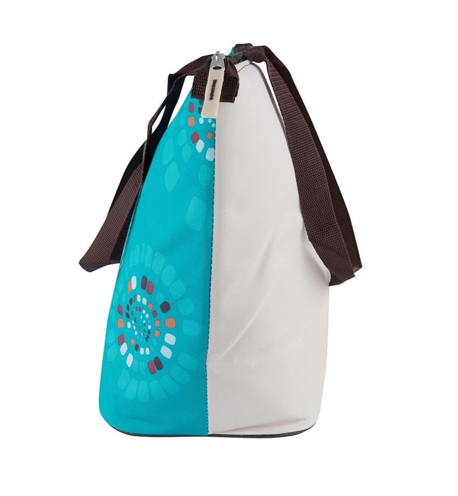 Weiche Kühlbox Ethnic Essential 15L - Blau und Orange