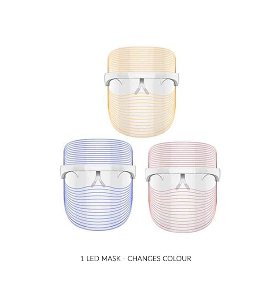 Kabellose LED-Maske – 3 Farben
