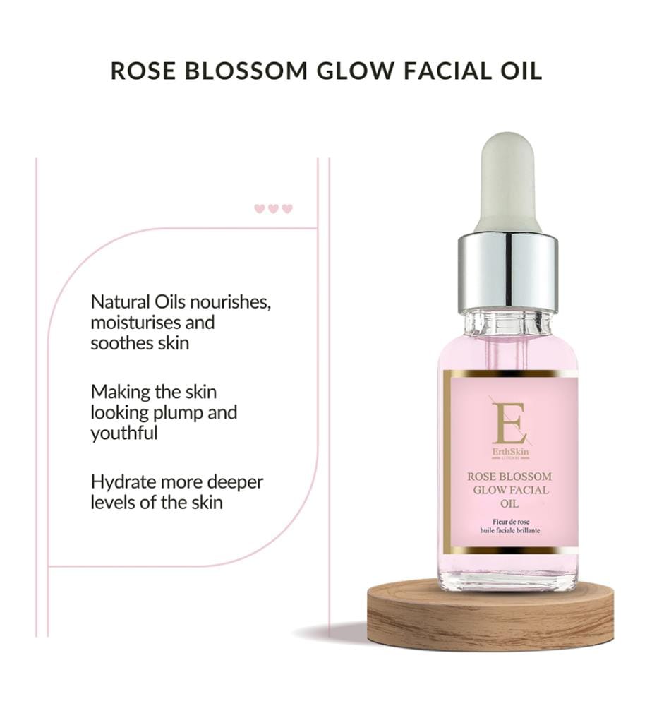 Gesichtsöl mit Rosenblüten – 30 ml