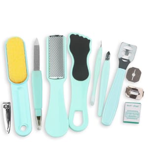 Pediküre-Set – 10-teilig – Blau