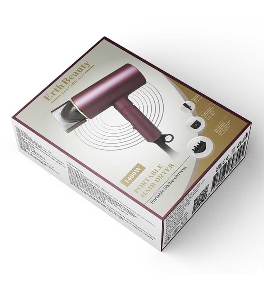 Tragbarer Haartrockner – britischer Stecker – 1000 W