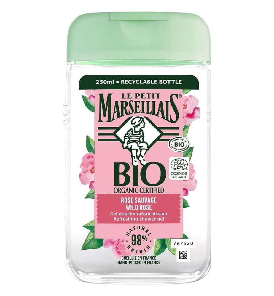 12er-Pack Duschgels mit Bio-Wildrosenöl – 250 ml