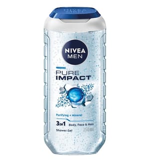 12er-Pack 3-in-1-Duschgels für Männer von Pure Impact – 250 ml