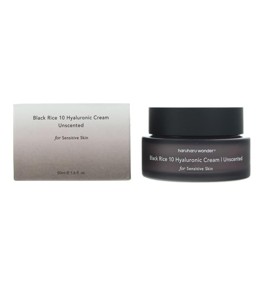 Unscented moisturising cream with black rice and hyaluronic acid - 50 ml