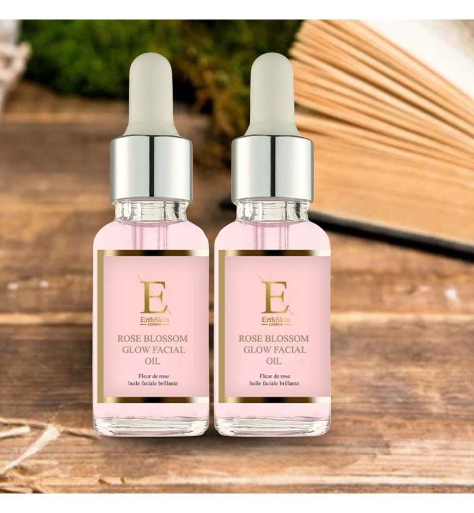 Confezione da 2 oli per il viso alla rosa - 30 ml
