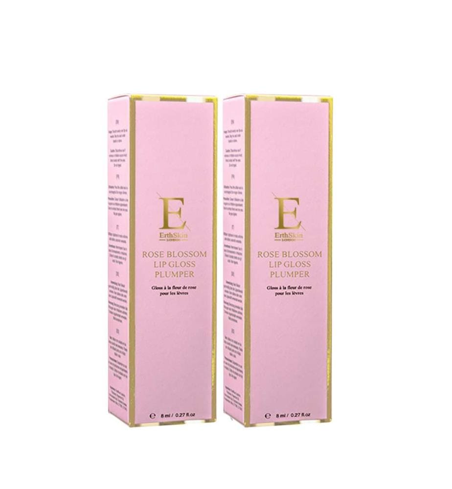 2er-Set Lippengloss mit Rosen-Effekt für vollere Lippen – 8 ml