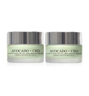 2er-Set Anti-Falten Augenkonturencremes Avocado + CBD - 2 x 15 ml