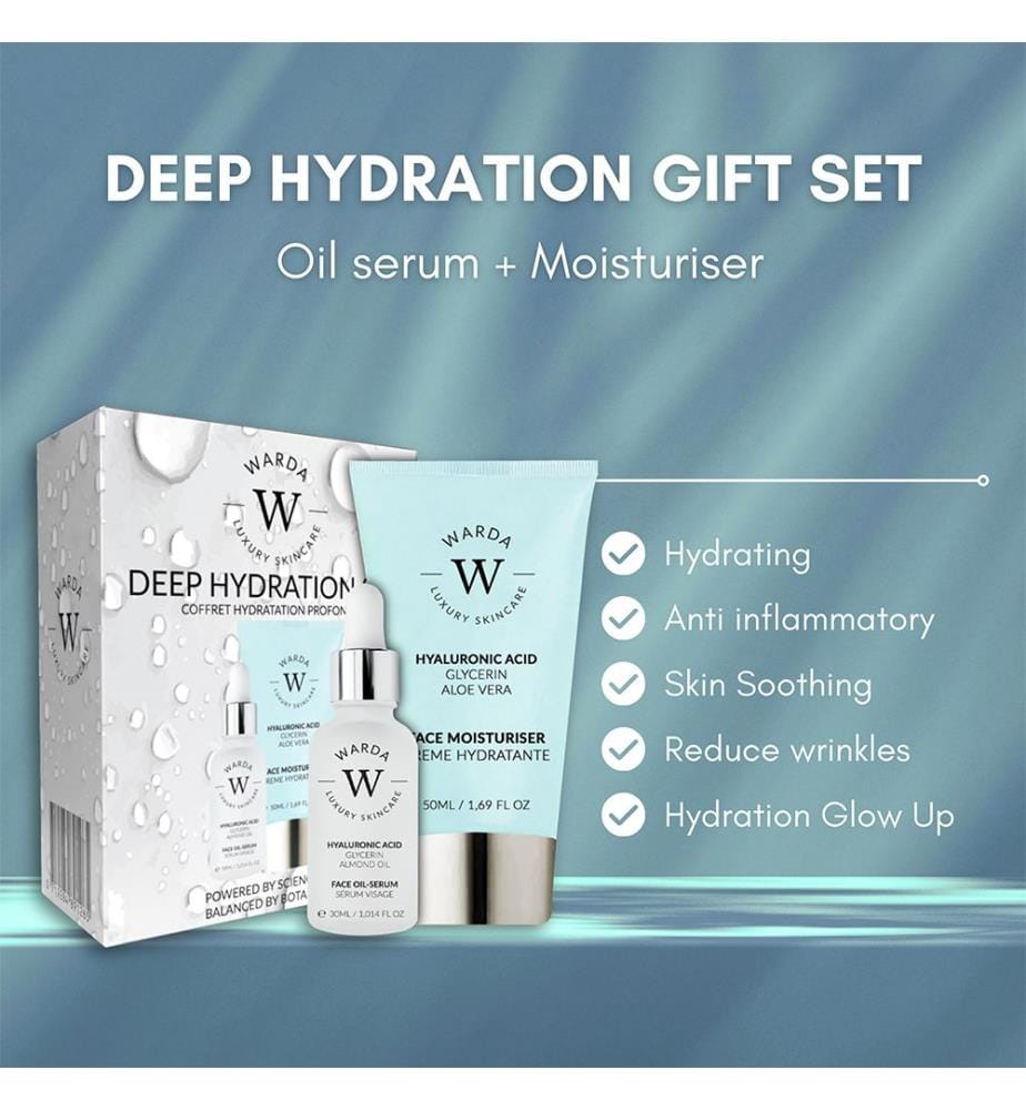 Cofanetto regalo idratazione intensa - Siero oleoso + crema - 30 ml + 50 ml