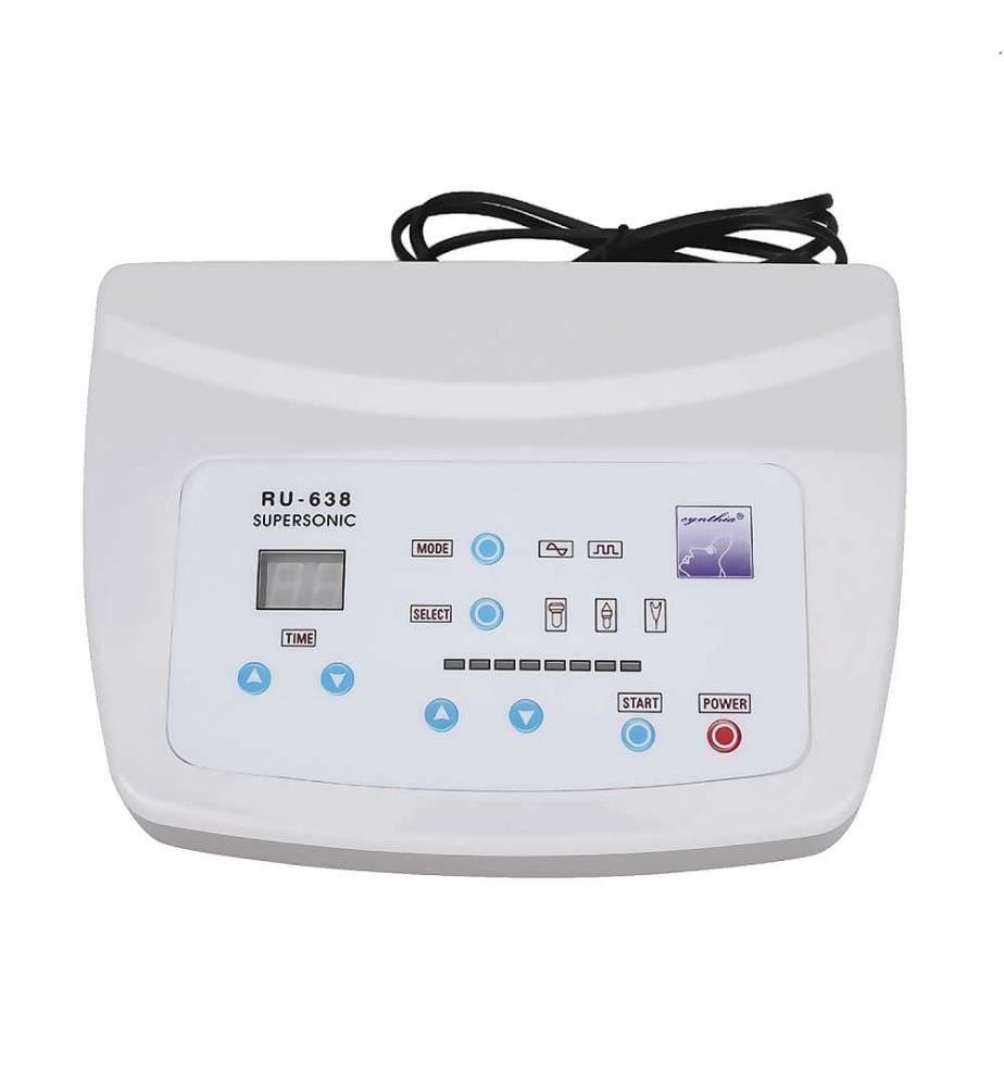 2-in-1-Ultraschall-Gesichtspflegegerät – 3 Aufsätze – Weiss