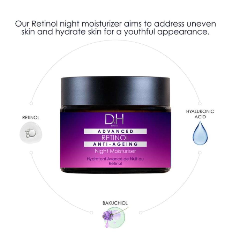Anti-ageing retinol night moisturiser - 60 ml