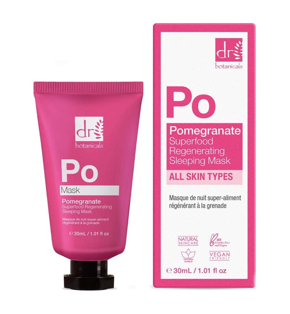 Masque de nuit régénérant aux superaliments et à la grenade - 30 ml