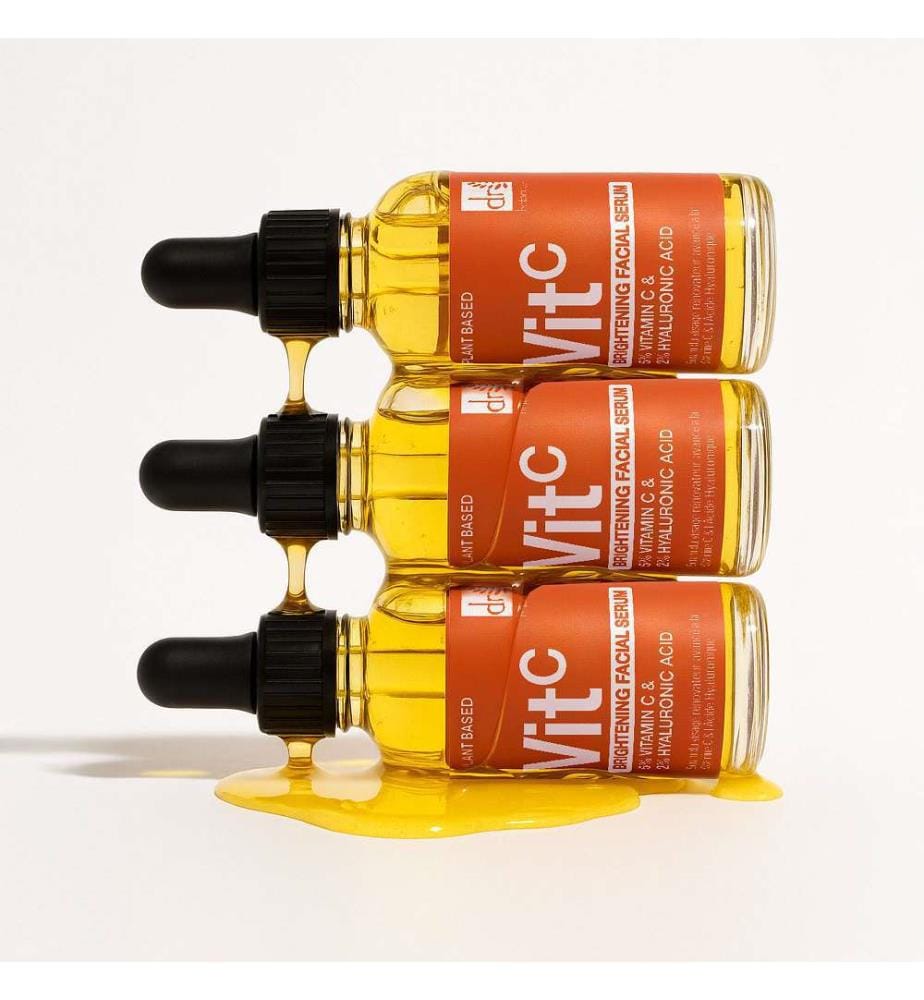 Sérum Visage à la Vitamine C et à l'Acide Hyaluronique – 30 ml