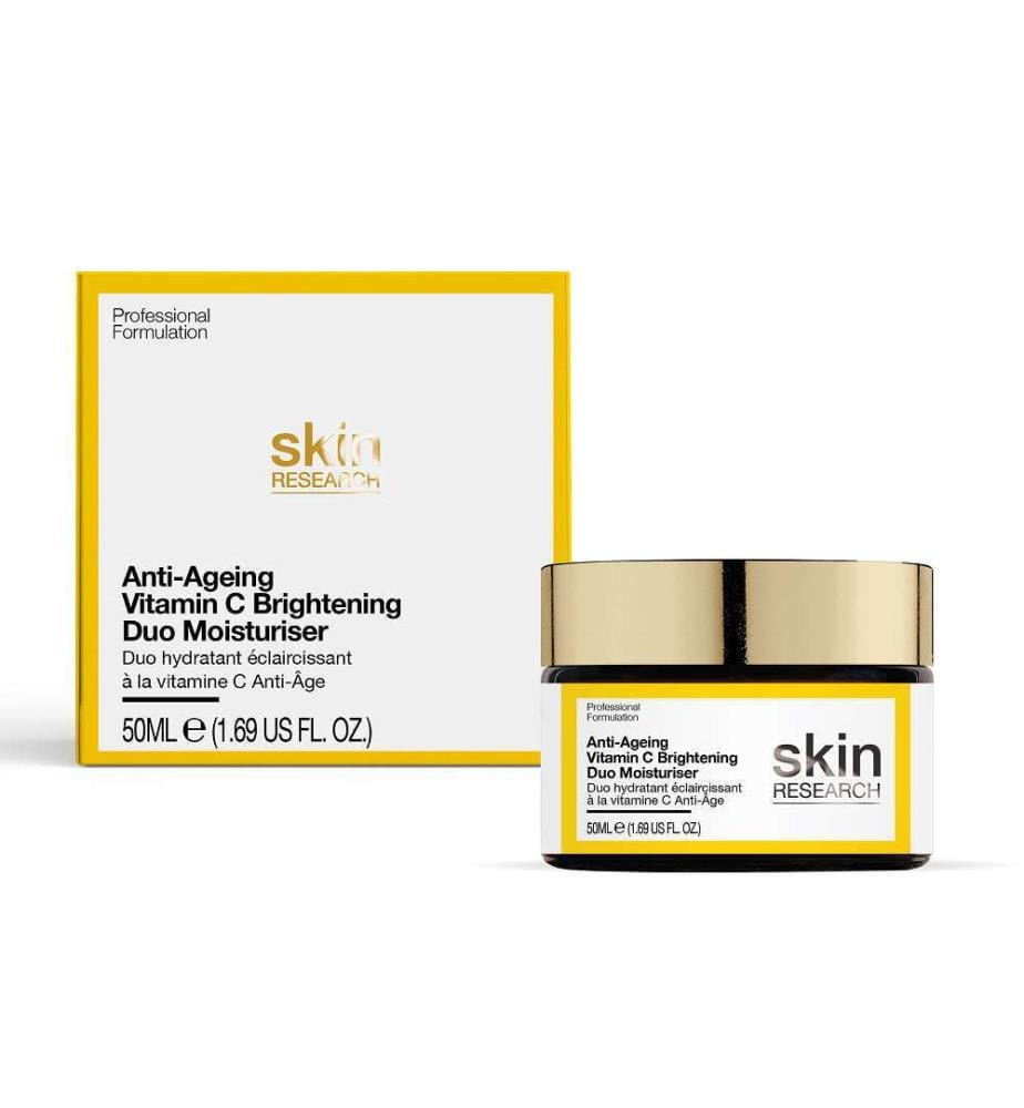 Feuchtigkeitsspendendes und hautaufhellendes Anti-Aging-Duo mit Vitamin C – 50 ml