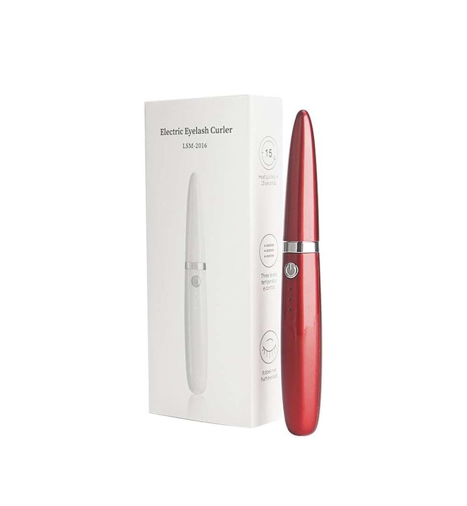 Elektrischer Wimpernformer – 3 Stufen – 55 bis 85 °C – Rot