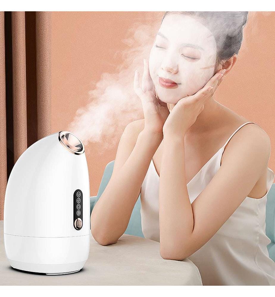Warm- und Kalt-Gesichtsnebelgerät mit Aromatherapie-Funktion – 200 ml – Weiss