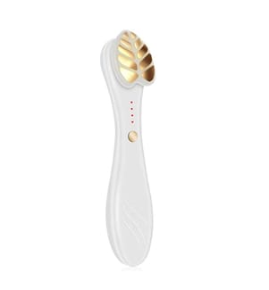 EMS-Gesichtsmassagegerät mit Vibration, Wärme und rotem Licht – Weiss