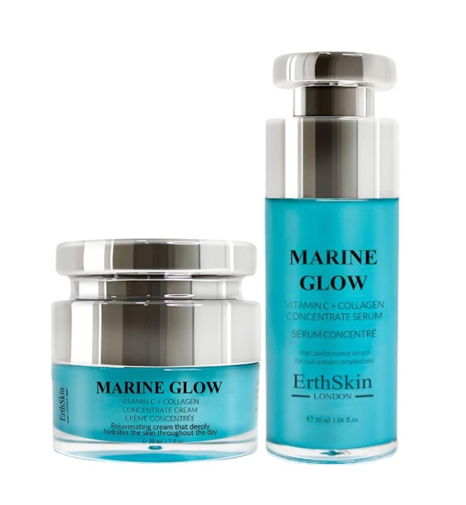 Set aus konzentriertem Vitamin-C- und Kollagen-Serum + konzentrierter Vitamin-C-Creme – 30 ml + 50 ml