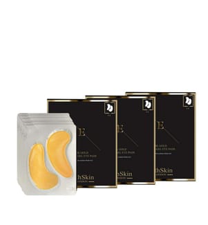 3er-Set mit je 5 Paaren Augenpads mit 24-Karat-Gold und Kollagen