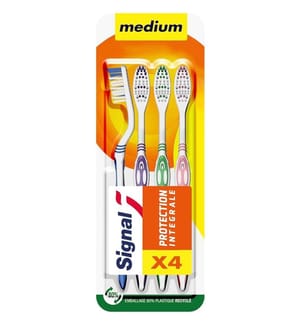10er-Pack Zahnbürsten mit Rundumschutz – 4er-Pack