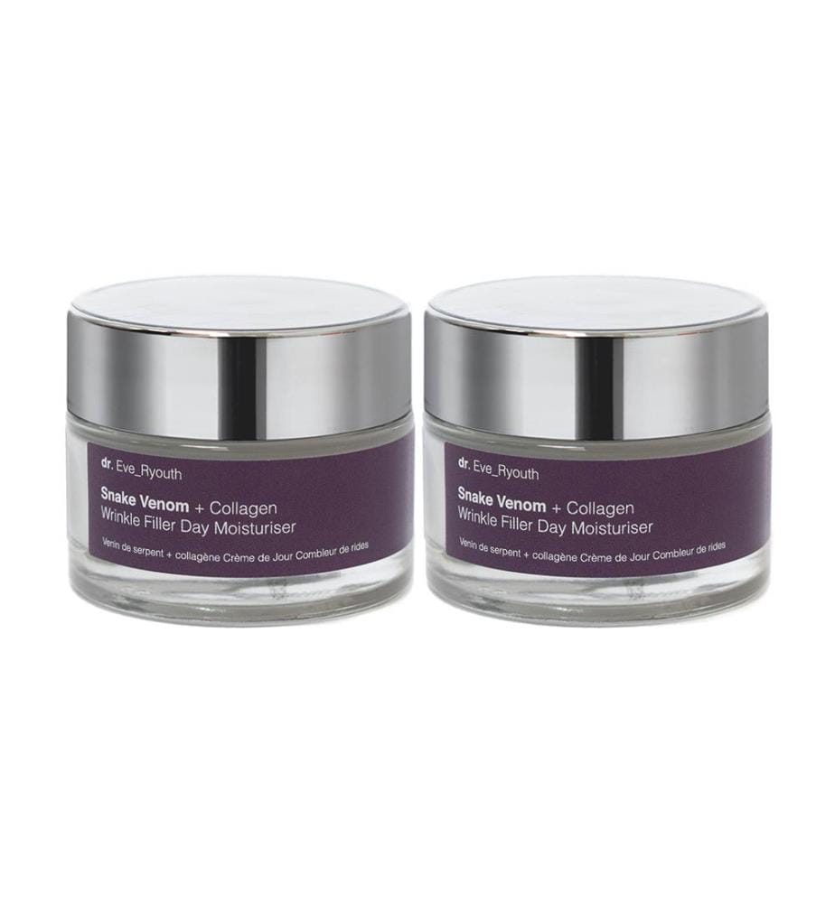 Crème de Jour Anti-Rides Snake Venom + Collagen - 2 x 50 ml