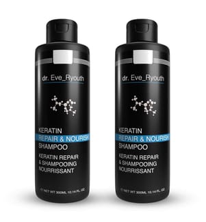2er-Pack reparierende Shampoos mit Keratin – 2 x 300 ml