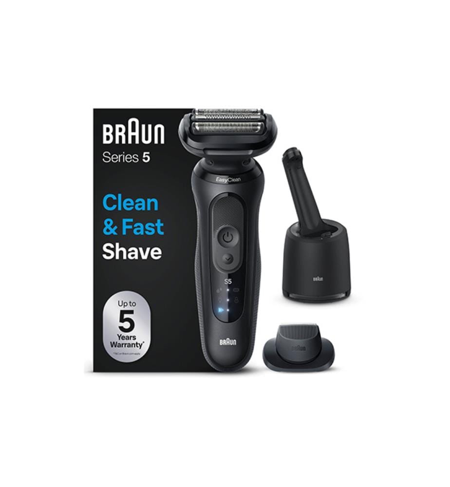 Rasoir Électrique Series 5 52-N7200cc Wet&Dry avec Station de Nettoyage