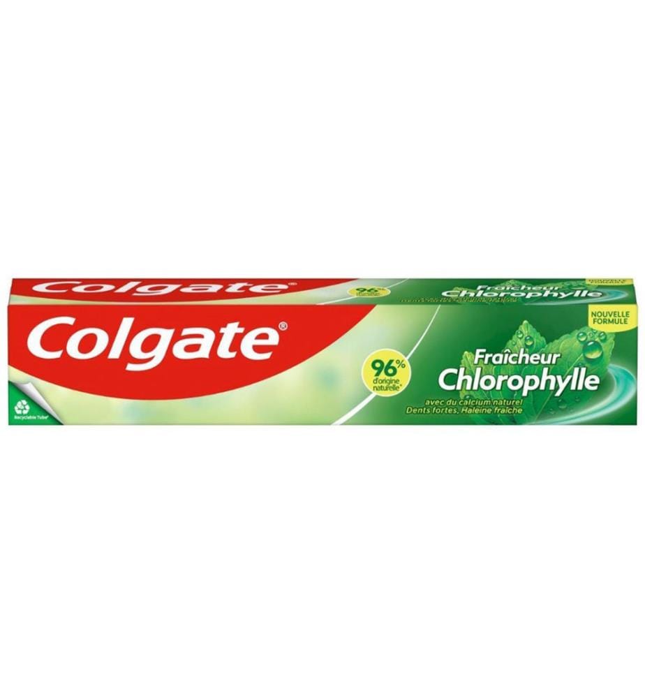 Lot de 12 Dentifrices Adulte Fraîcheur Chlorophylle - 75 ml