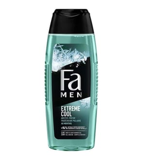 12 gels douche de 250 ml pour hommes – 2-en-1 Extreme Cool