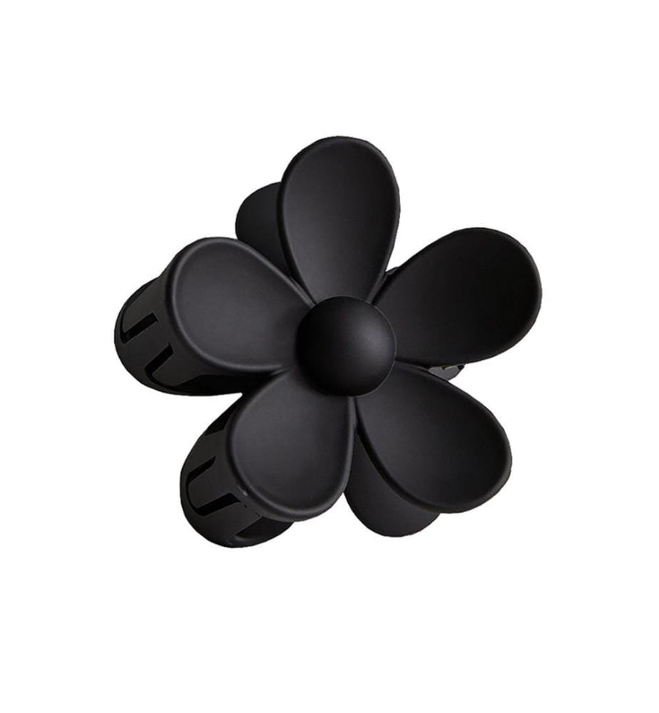 Haarklammern Blume - Schwarz (7,5 cm)