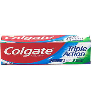 Lot de 12 Dentifrice Triple Action Menthe 100ml