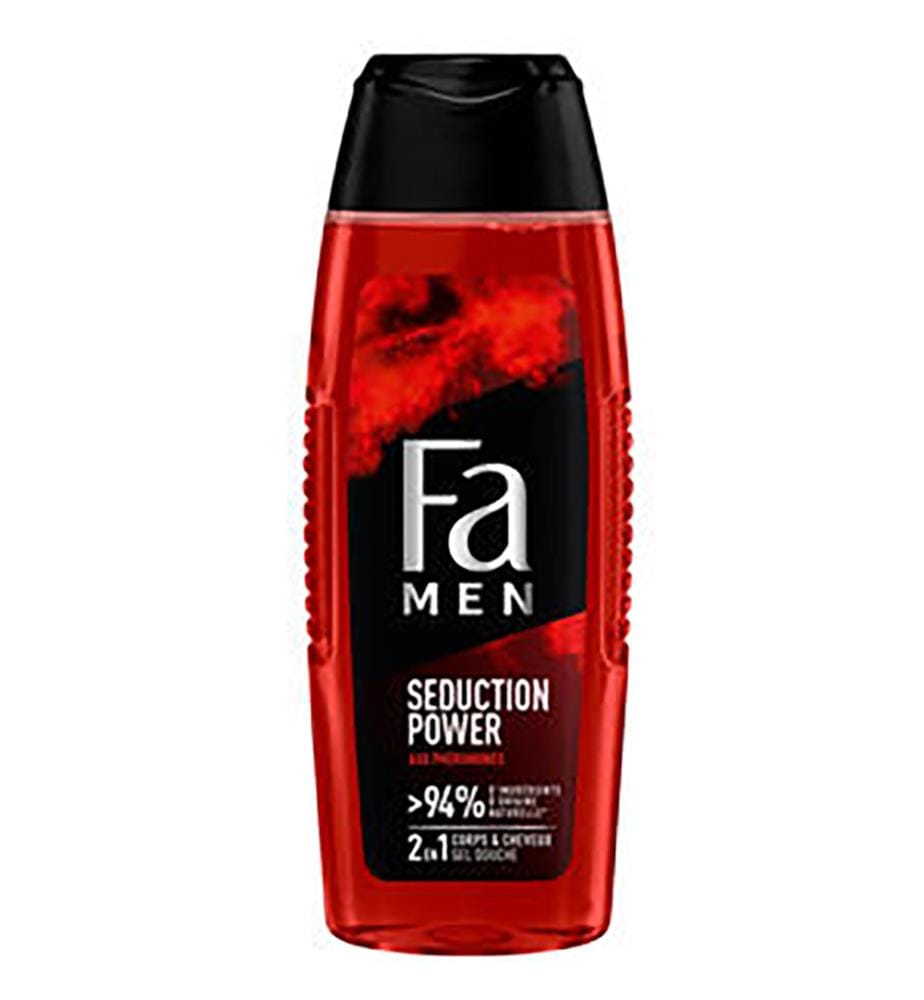 12er-Packung Seduction Power 2 in 1 Duschgel für Körper und Haare - 50ml