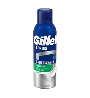6 mousses à raser de 200 ml « Sensitive » – Aloe vera