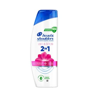 Head & Shoulders Shampoing Liquide 330ml 2 In 1 Lisci & Setosi