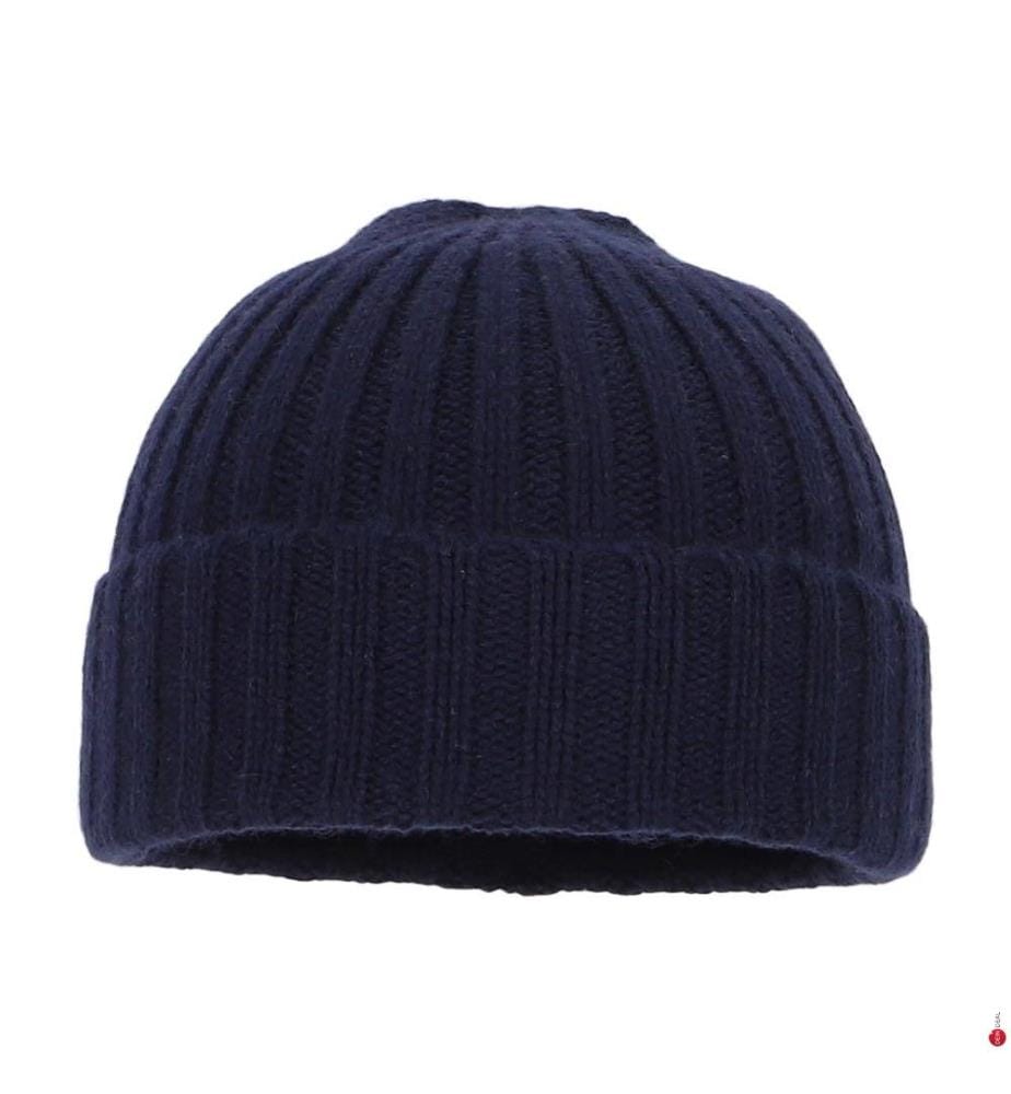 Bonnet côtelé - Bleu marine