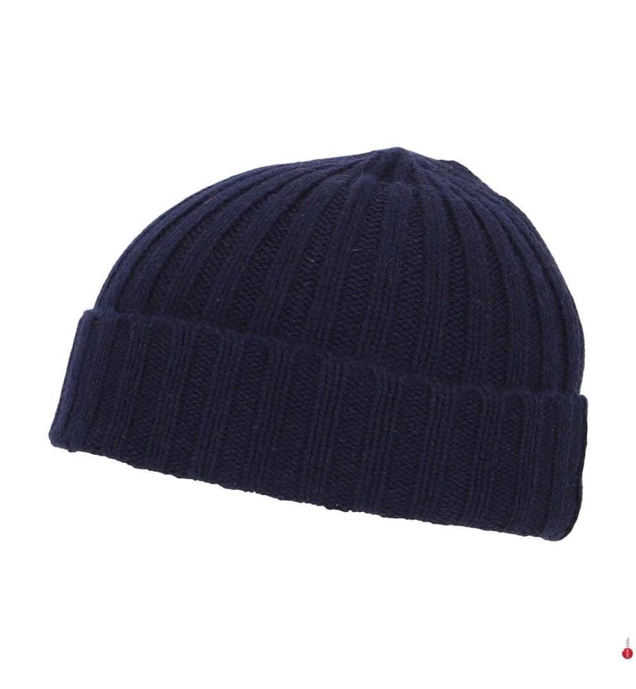 Bonnet côtelé - Bleu marine