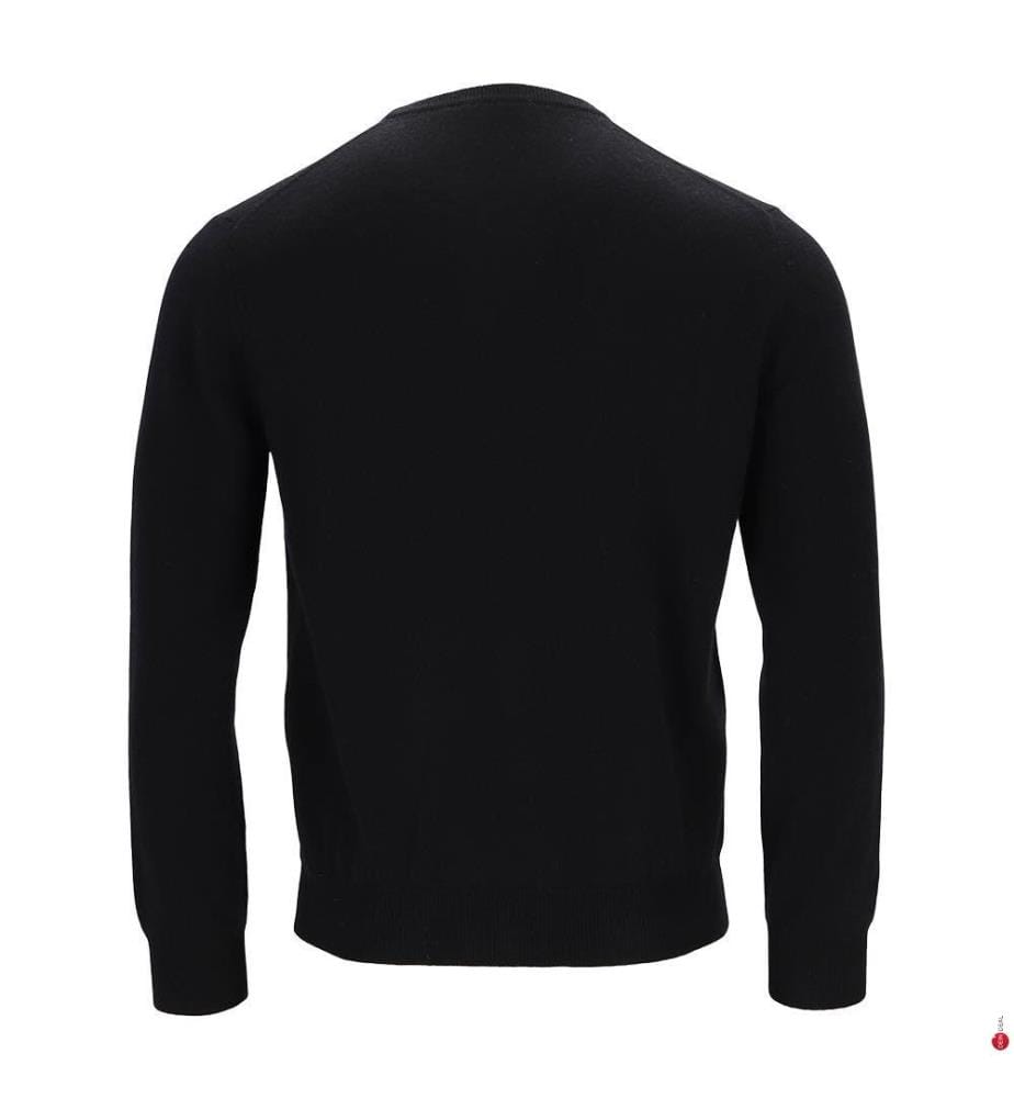 Pullover mit Rundhalsausschnitt – Schwarz