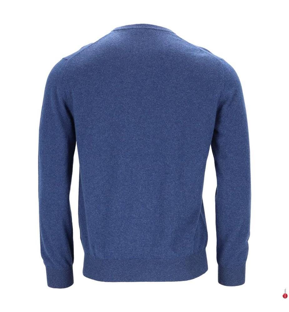Pullover mit Rundhalsausschnitt – Blau