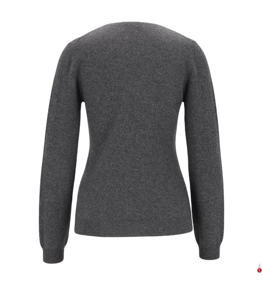 Pullover mit Rundhalsausschnitt – Grau