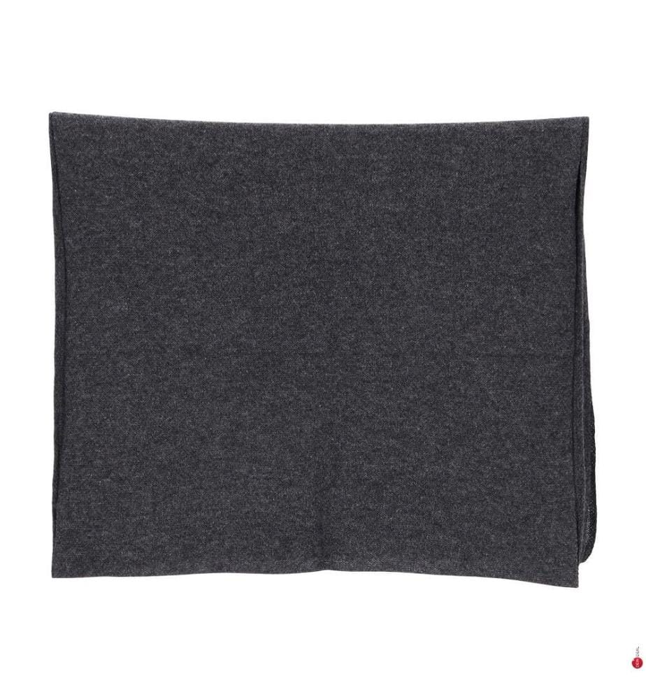 Schal aus locker gestricktem Garn – Grau