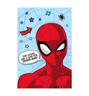Spider-Man Microflannel Star Blanket
