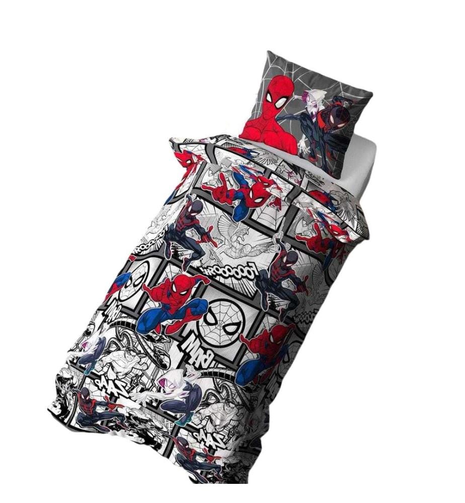 Spider-Man - Comic-Strip Bettwäsche, wendbar Single