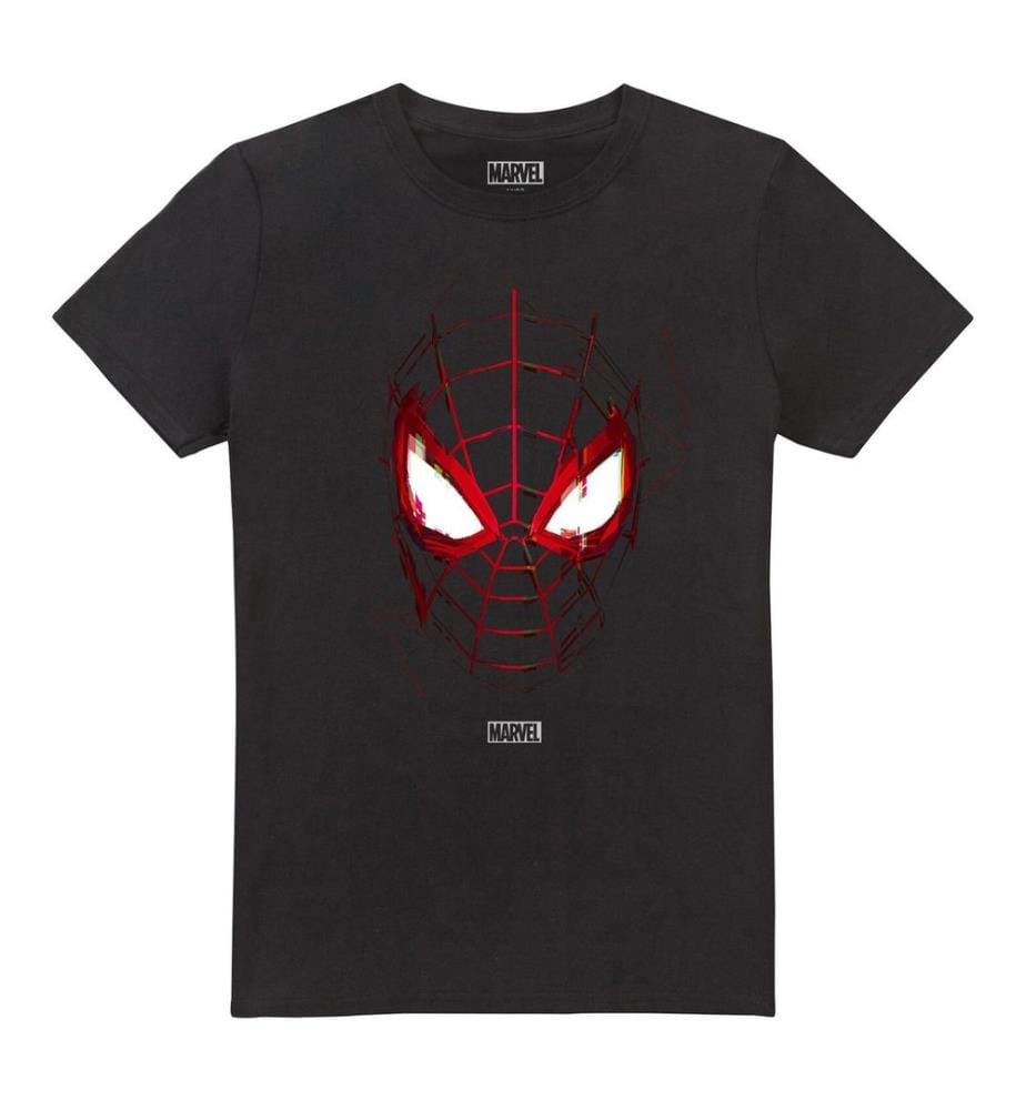 Spider-Man Mens Miles Morales Glitch T-Shirt