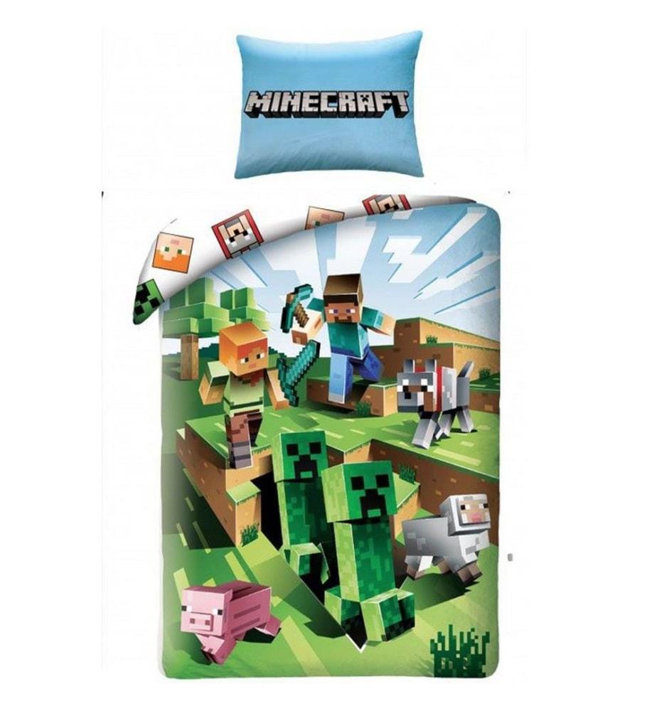 Minecraft - Bettwäsche-Set, Battle Single